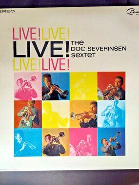 Doc Severinsen & His Sextet Live! Live! Live! 12" Vinyl Record album LP RS901SD